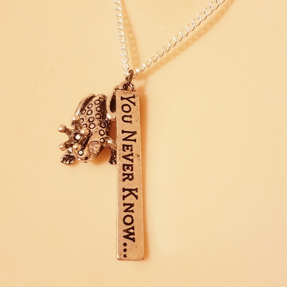 Frog Prince You Never Know pendant necklace - Picture 2 of 4